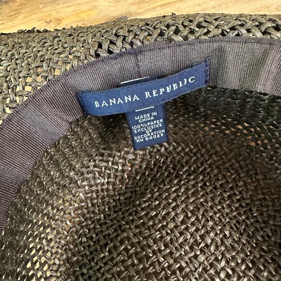 Banana Republic Green and Gray Sun Hat with Wide Brim - Picture 4 of 10